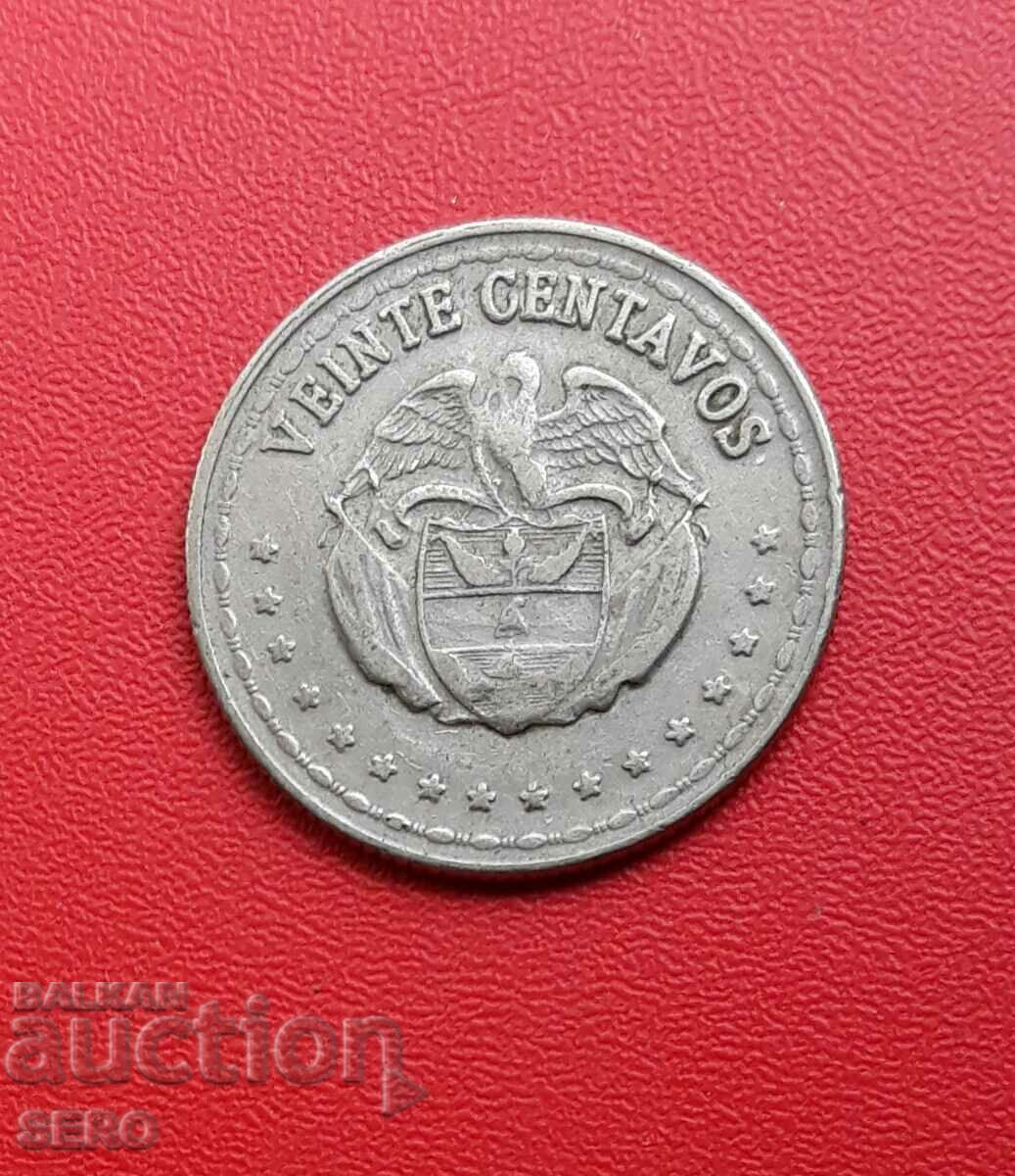 Colombia-20 centavos 1965