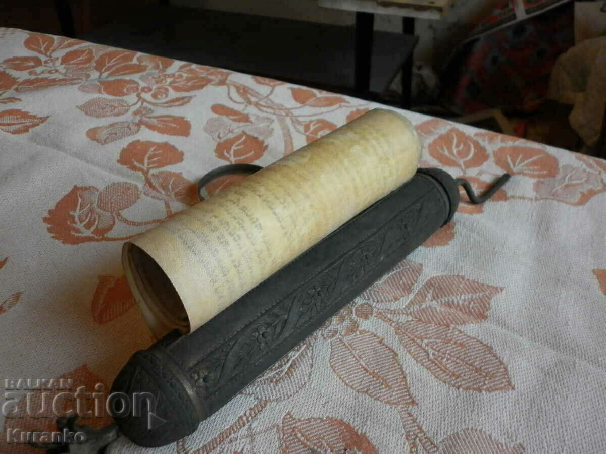 Authentic bronze scroll