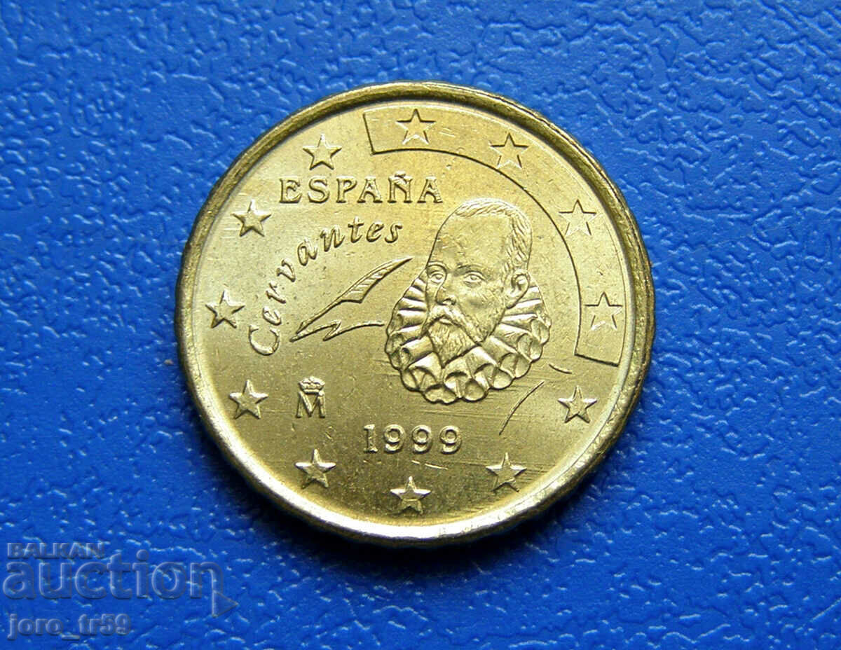 Испания 10 евроцента Euro cent 1999 - № 2
