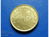 Испания 50 евроцента Euro cent 1999