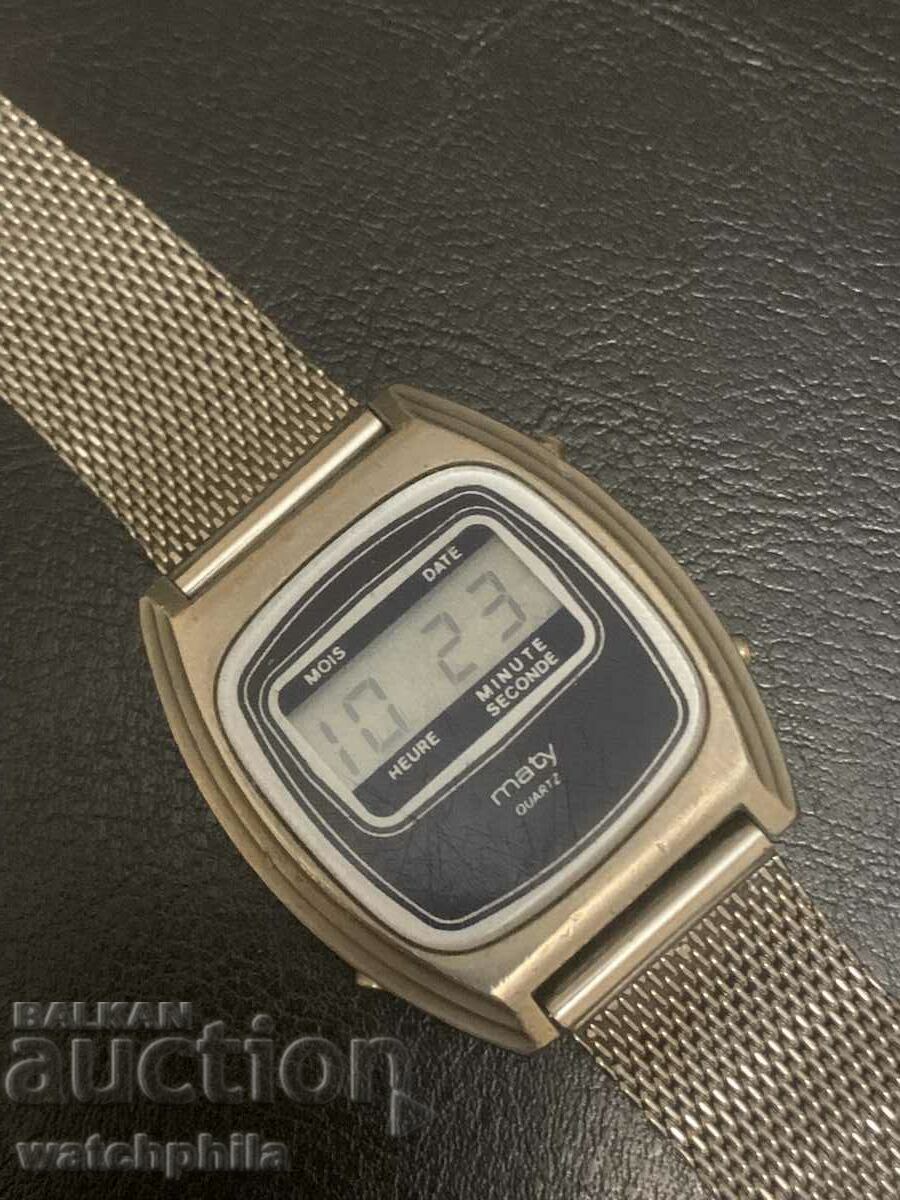 Maty digital men's watch. Rare model.