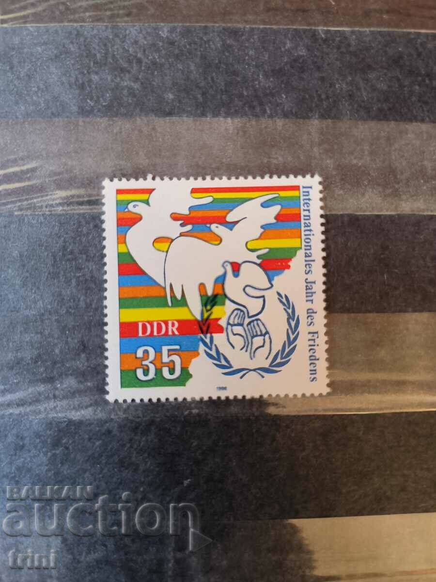 ГДР Международна година на мира 1986 г.