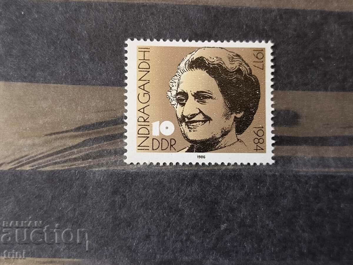 GDR Indira Gandhi 1986