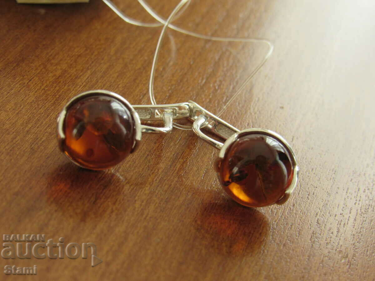 Premium Baltic amber earrings with price 134.90 BGN | € 68.97 Premium Baltic amber earrings with price 134.90 BGN | € 68.97