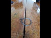 Old metal leash, fishing leashes
