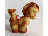 HORSE LARGE SOC CHILDREN'S RUBBER TOY