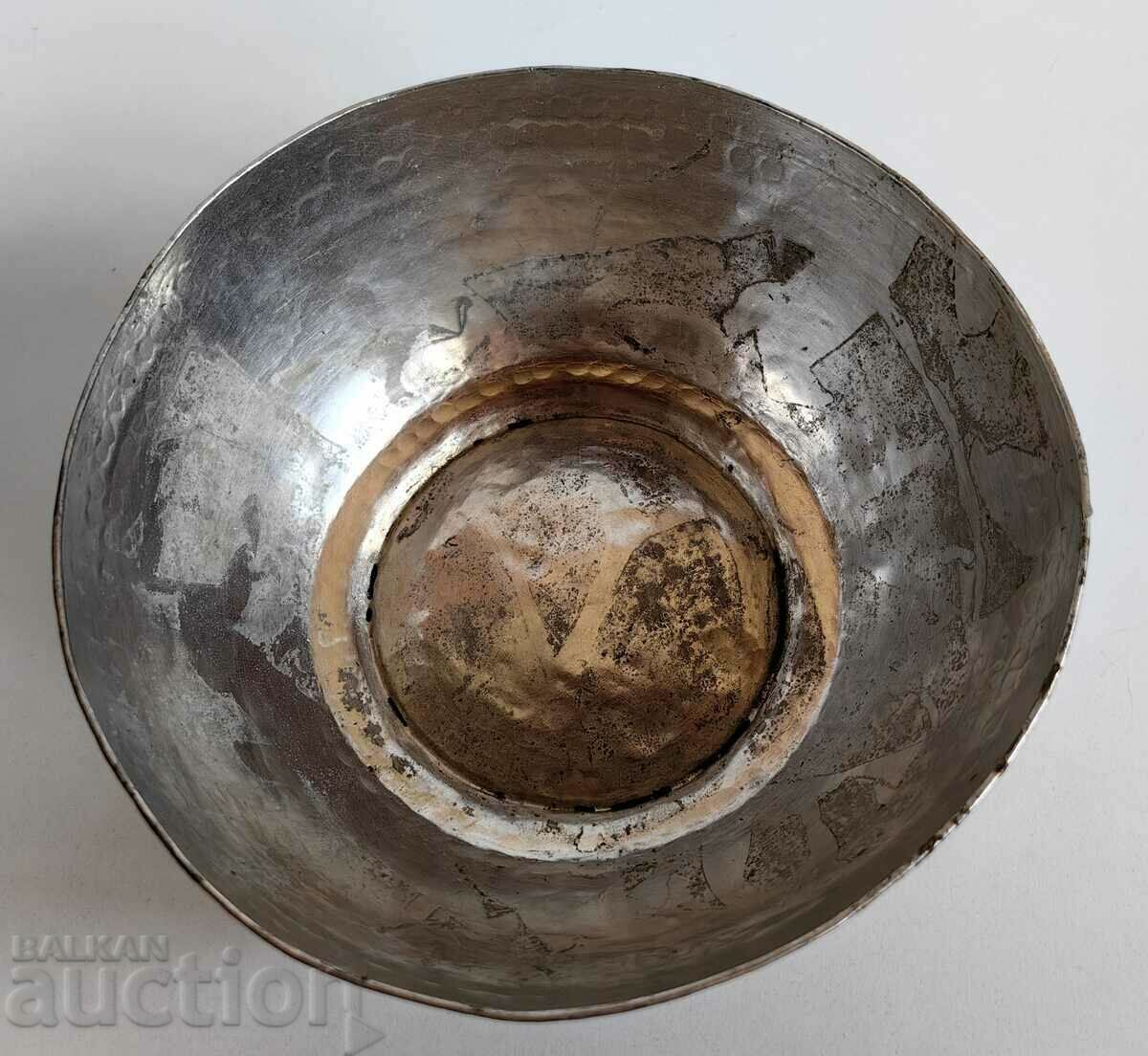 ПЕРФЕКТНА КАЛАЙДИСАНА НАДПИСАНА БАКЪРЕНА МЕДНА КУПА ЧИНИЯ с цена 25.00 лв. | € 12.78 ПЕРФЕКТНА КАЛАЙДИСАНА НАДПИСАНА БАКЪРЕНА МЕДНА КУПА ЧИНИЯ с цена 25.00 лв. | € 12.78