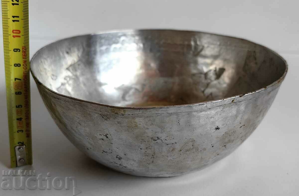 ПЕРФЕКТНА КАЛАЙДИСАНА НАДПИСАНА БАКЪРЕНА МЕДНА КУПА ЧИНИЯ - 6 ПЕРФЕКТНА КАЛАЙДИСАНА НАДПИСАНА БАКЪРЕНА МЕДНА КУПА ЧИНИЯ - 6