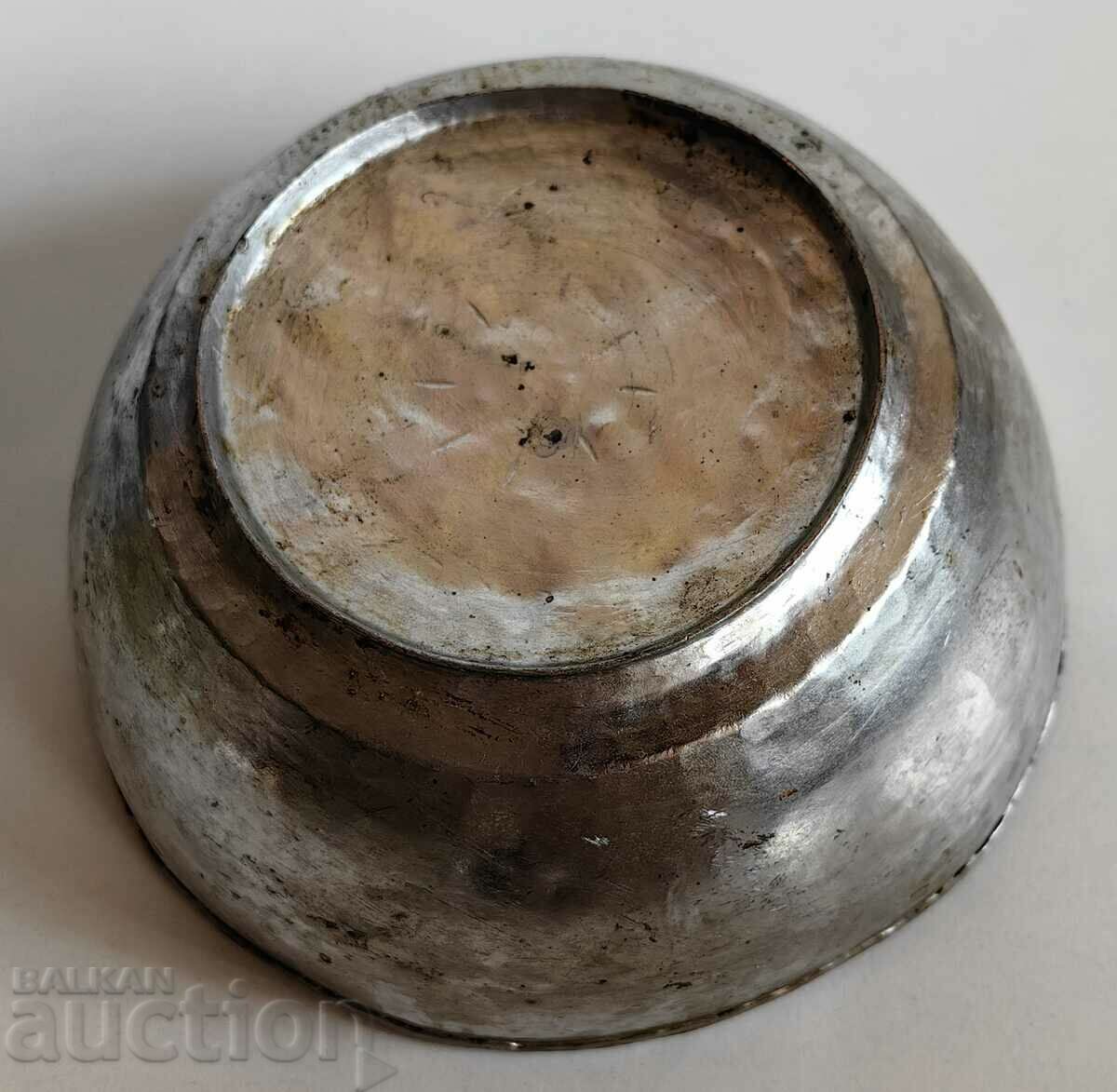 ПЕРФЕКТНА КАЛАЙДИСАНА НАДПИСАНА БАКЪРЕНА МЕДНА КУПА ЧИНИЯ - 7 ПЕРФЕКТНА КАЛАЙДИСАНА НАДПИСАНА БАКЪРЕНА МЕДНА КУПА ЧИНИЯ - 7