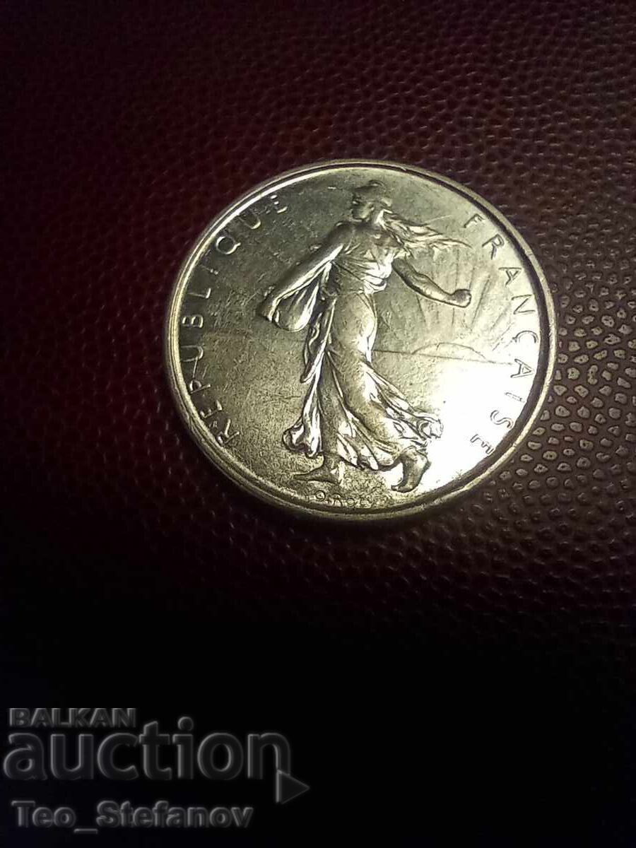 Delivery of 5 Francs 1963 AU France Silver Delivery of 5 Francs 1963 AU France Silver