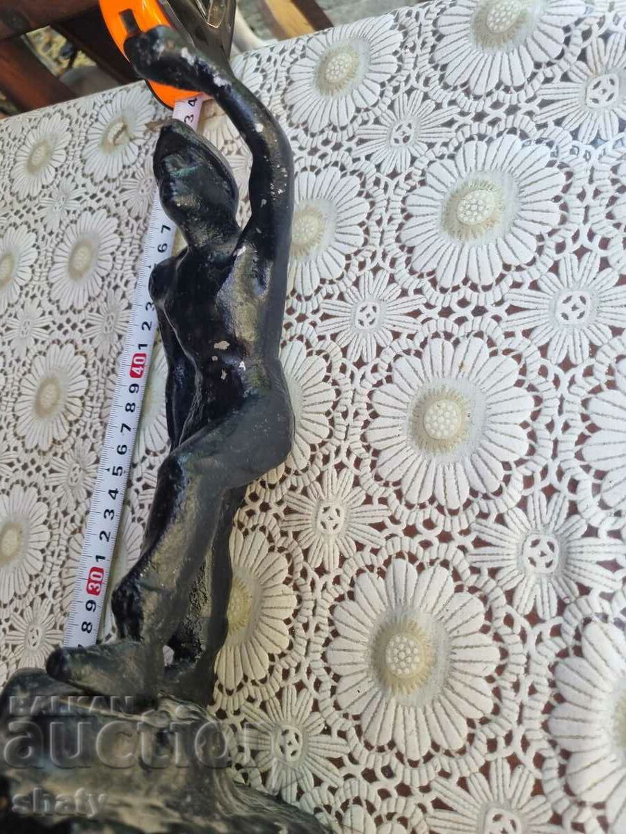 Стара руска алуминиева фигура. Склуптура. Миньор с цена 65.00 лв. | € 33.23 Стара руска алуминиева фигура. Склуптура. Миньор с цена 65.00 лв. | € 33.23