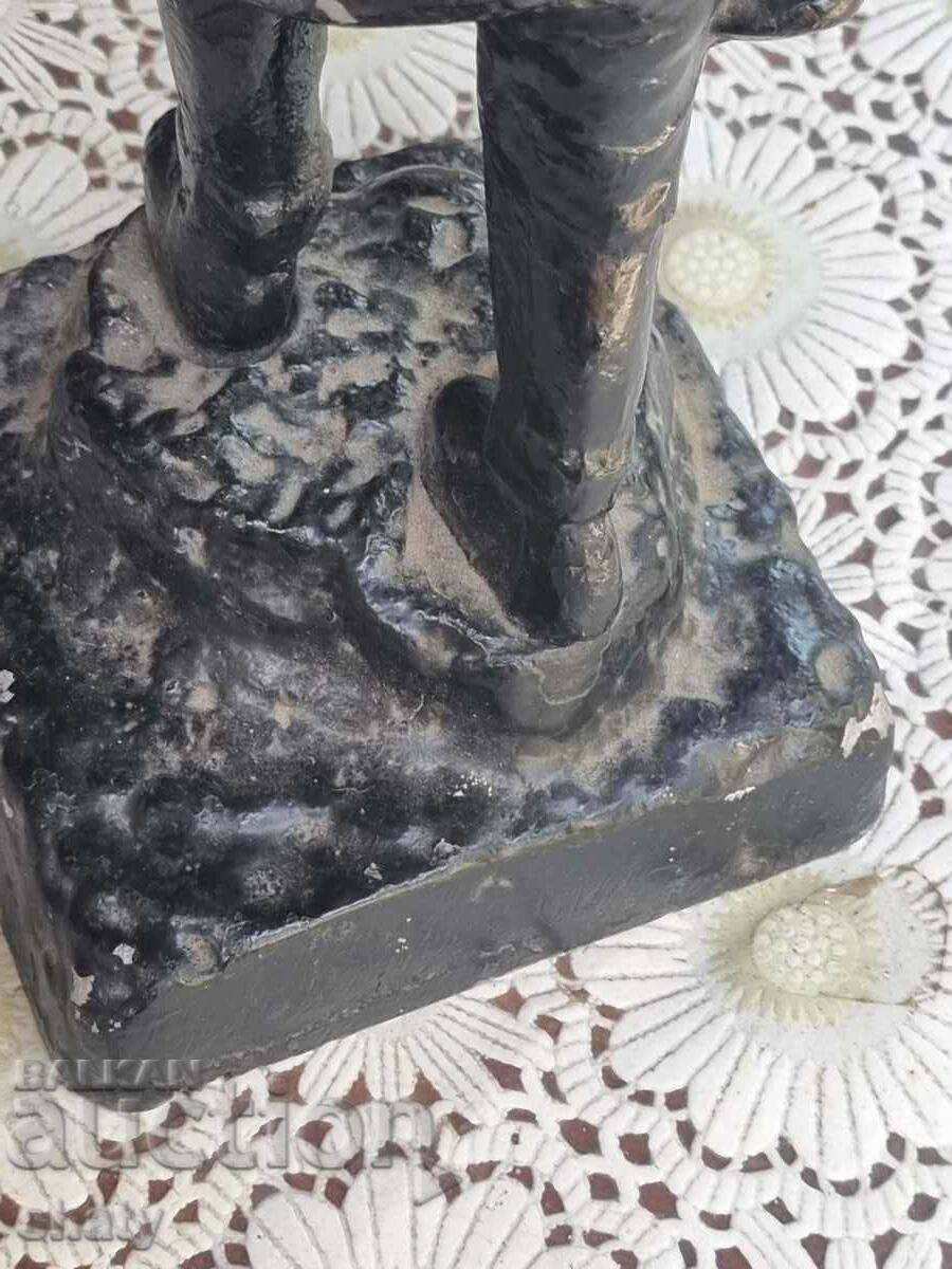 Стара руска алуминиева фигура. Склуптура. Миньор - 7 Стара руска алуминиева фигура. Склуптура. Миньор - 7