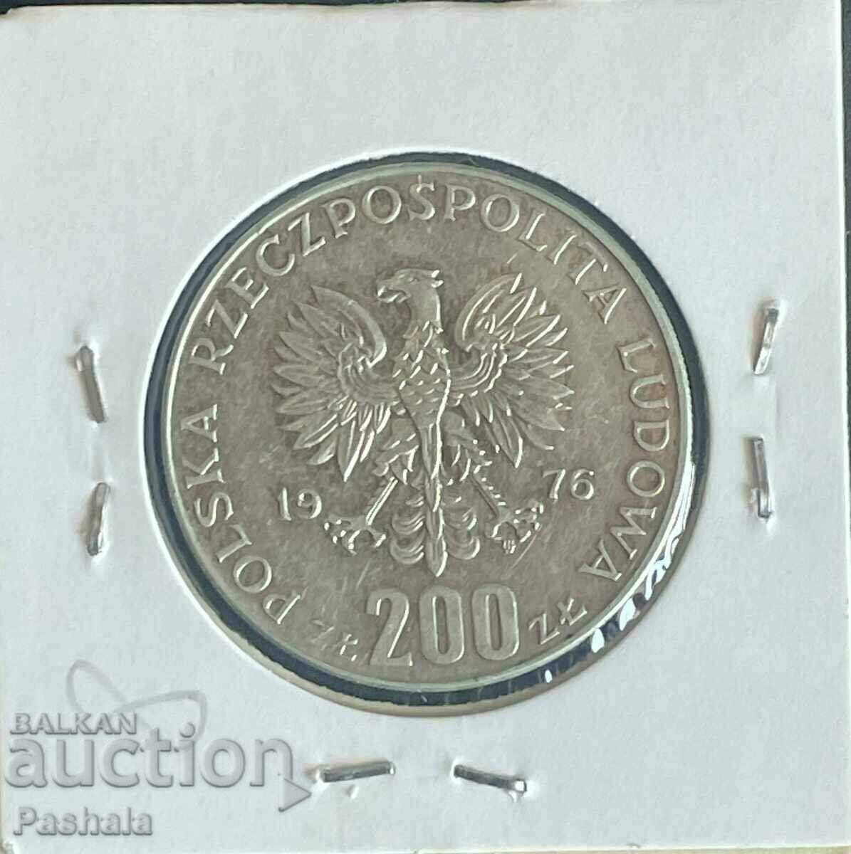 Poland 200 zlotys 1976 with price 30.00 BGN | € 15.34 Poland 200 zlotys 1976 with price 30.00 BGN | € 15.34