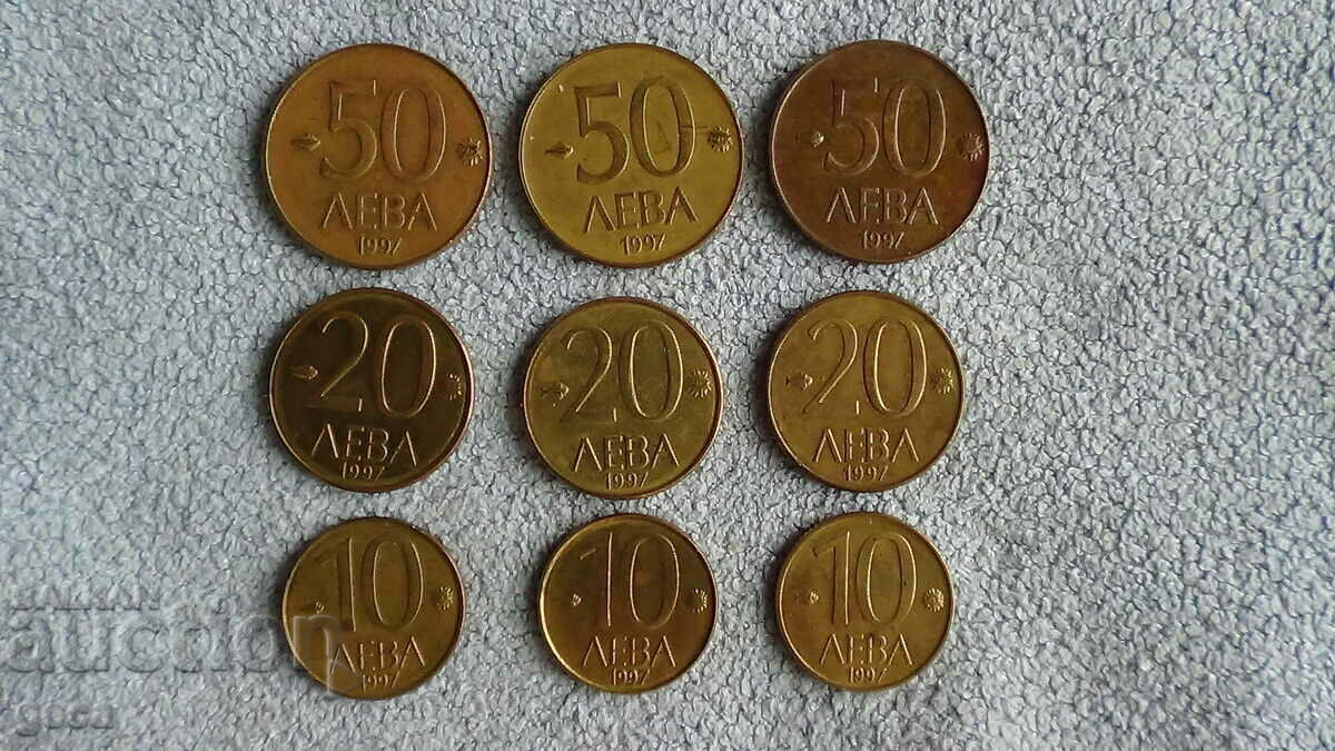 Full lot exchange coins 1997 - 3 pieces - 5 Full lot exchange coins 1997 - 3 pieces - 5