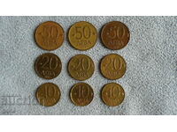 Monede de schimb lot complet 1997 - 3 buc