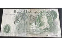 Great Britain  England  1 Pound 1970 Page Pick 374F Ref 7922
