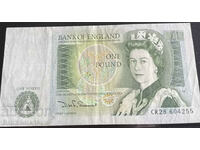 England 1 Pound 1980 D.H.F. Somerset Ref 4255