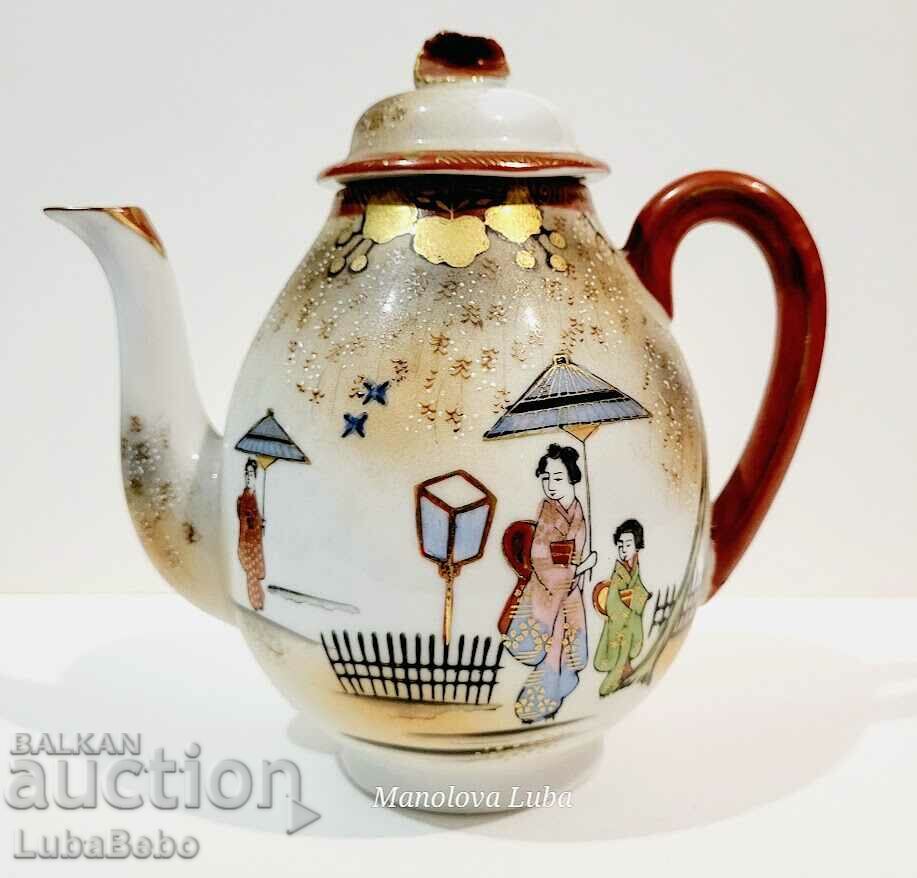 Auction  Japanese Kutani Shoza style porcelain tableware.