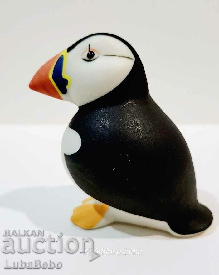 Auction  Puffin collectible porcelain figurine, Island Porcelain