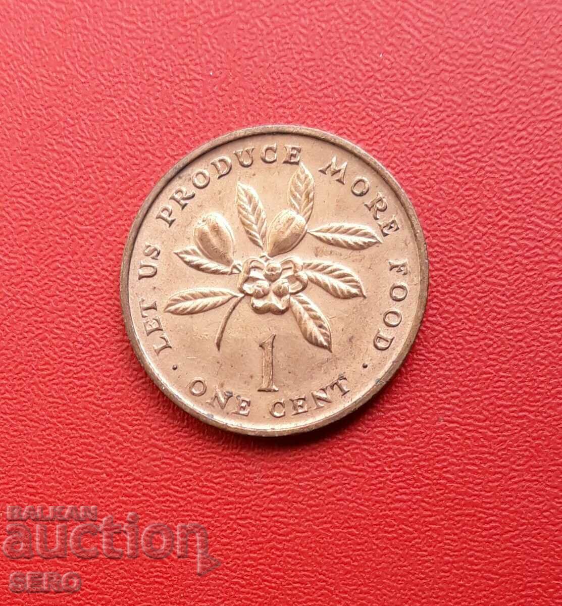 Island of Jamaica-1 cent 1973 F.A.O-ext.preserved