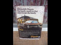 Μεταλλική πλάκα αυτοκίνητο Oldsmobile GM Omega Family car am