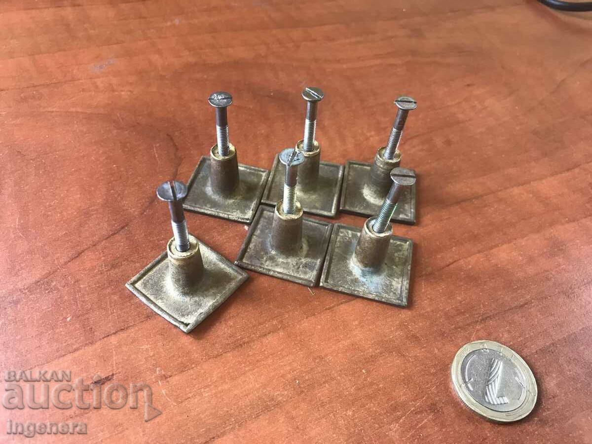 HANDLE FOR FURNITURE HANDLES METAL BRASS - 6 PCS. with price 17.00 BGN | € 8.69 HANDLE FOR FURNITURE HANDLES METAL BRASS - 6 PCS. with price 17.00 BGN | € 8.69