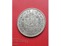 French West Africa-100 francs 1969