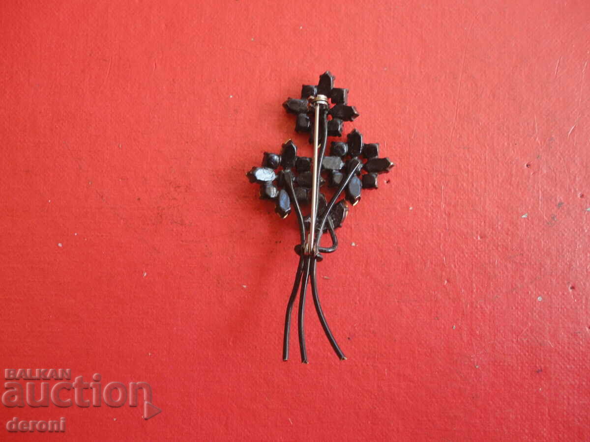 Amazing brooch with stones flower 35 - 5 Amazing brooch with stones flower 35 - 5