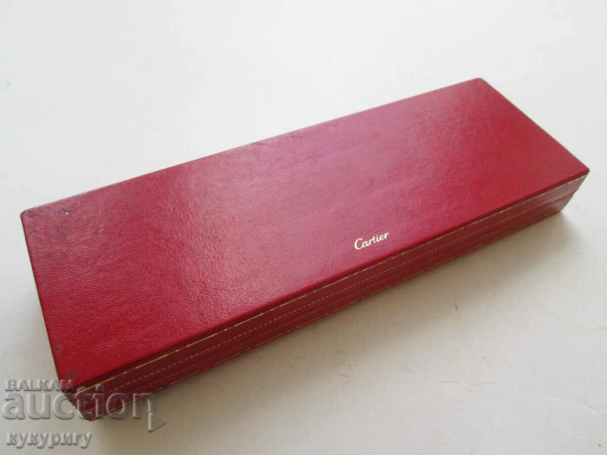 Auction  Empty Cartier fountain pen box