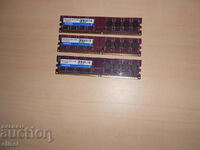 666.Ram DDR2 800 MHz,PC2-6400,2Gb.ADATA. NOU. Kit 3 buc