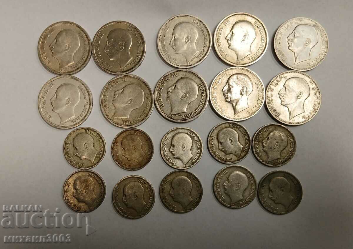 ΠΑΡΤΙΔΑ 20 ΑΡΓΥΡΑ ΝΟΜΙΣΜΑΤΑ 1930/34 με τιμή 350.00 BGN | € 178.95 ΠΑΡΤΙΔΑ 20 ΑΡΓΥΡΑ ΝΟΜΙΣΜΑΤΑ 1930/34 με τιμή 350.00 BGN | € 178.95