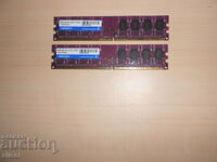 676.Ram DDR2 800 MHz,PC2-6400,2Gb.ADATA. NOU. Kit 2 buc