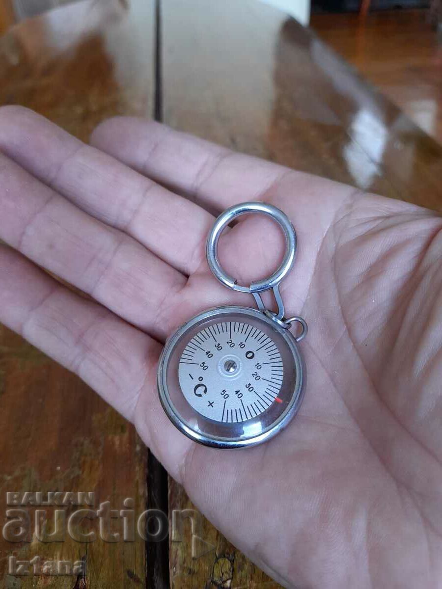 Auction Old keychain thermometer Moscow Auction Old keychain thermometer Moscow