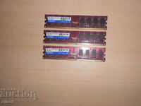 680.Ram DDR2 800 MHz,PC2-6400,2Gb.ADATA. NOU. Kit 3 buc