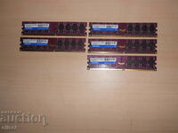 682.Ram DDR2 800 MHz,PC2-6400,2Gb.ADATA. NOU. Kit 5 bucati