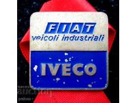 Cars-Trucks-FIAT IVECO-Old Italian Badge