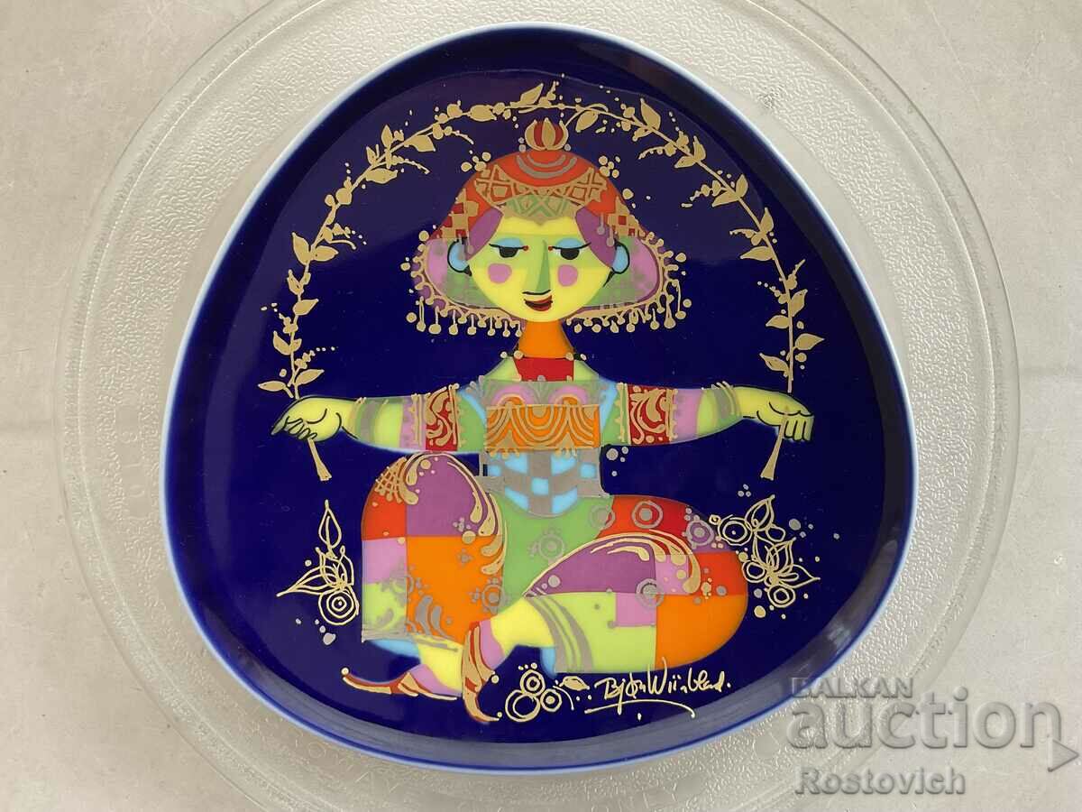 Porcelain plate "Rosenthal". 1001 Nights of Scheherazade.