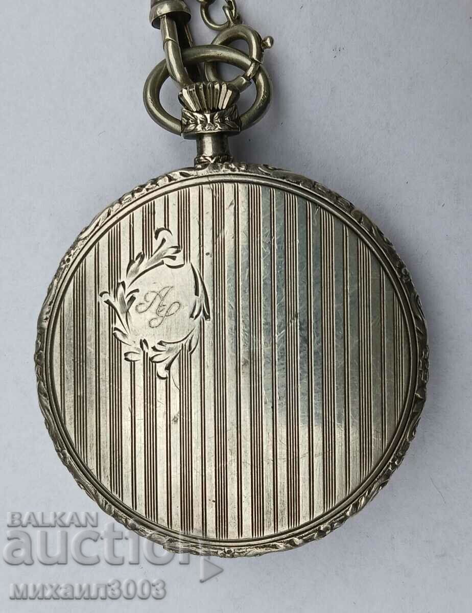 SILVER POCKET WATCH CHRONOMETRE GORGEMONT WATCH with price 350.00 BGN | € 178.95 SILVER POCKET WATCH CHRONOMETRE GORGEMONT WATCH with price 350.00 BGN | € 178.95