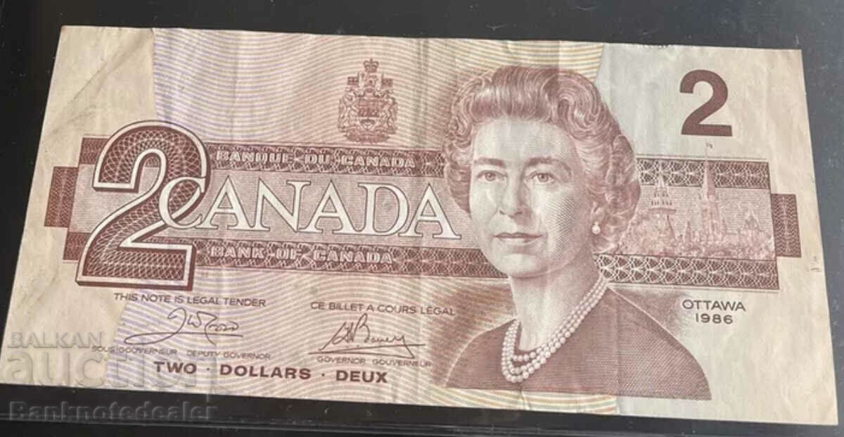 Καναδάς 2 δολάρια 1986 Επιλογή 94 Αναφ. 3178