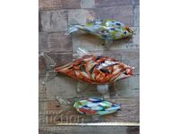 Pește din sticlă colorată de Murano