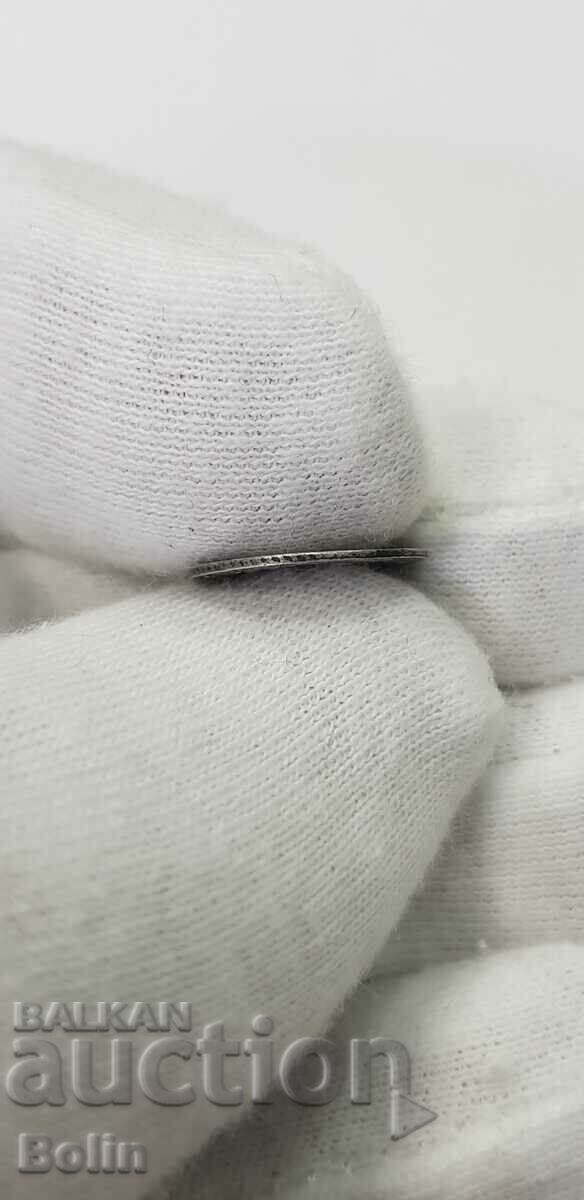 Παράδοση Σπάνιο ρωσικό αυτοκρατορικό ασημένιο νόμισμα 5 καπίκων 1823 1ου τύπου