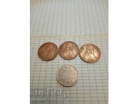 GREAT BRITAIN COINS - 4 pcs. - BGN 3