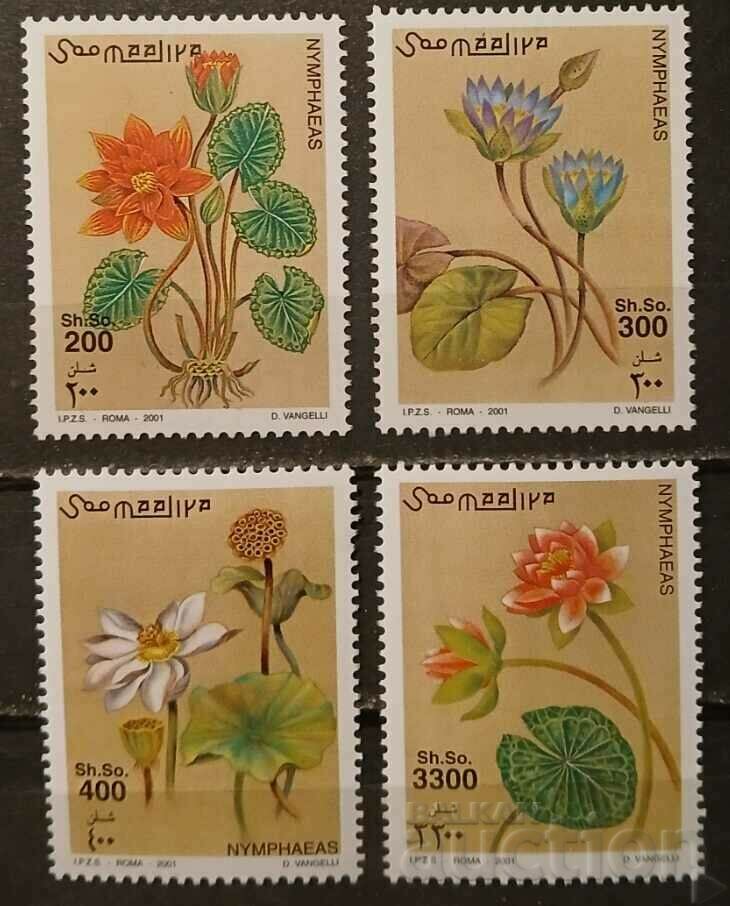 Somalia 2001 Floră/Flori/Nuferi 15,25 EUR MNH