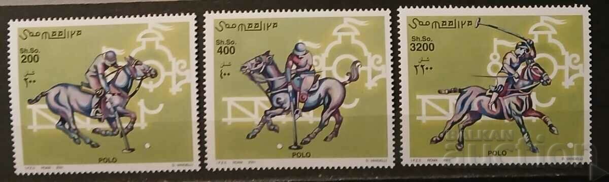 Somalia 2001 Sport/Polo/Cai 14,25€ MNH
