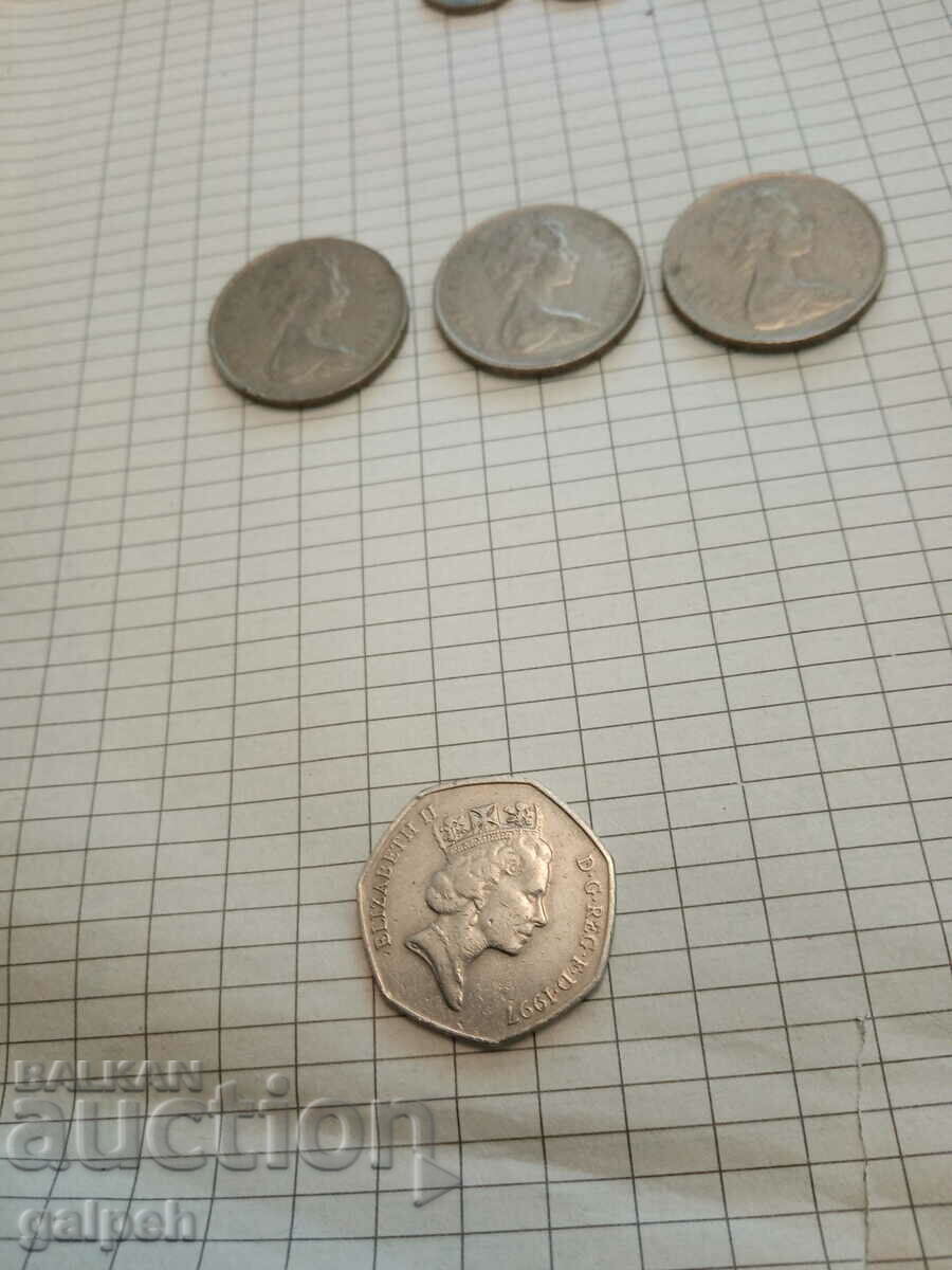 Delivery of GREAT BRITAIN COINS - 8 pcs. - BGN 2.5 Delivery of GREAT BRITAIN COINS - 8 pcs. - BGN 2.5