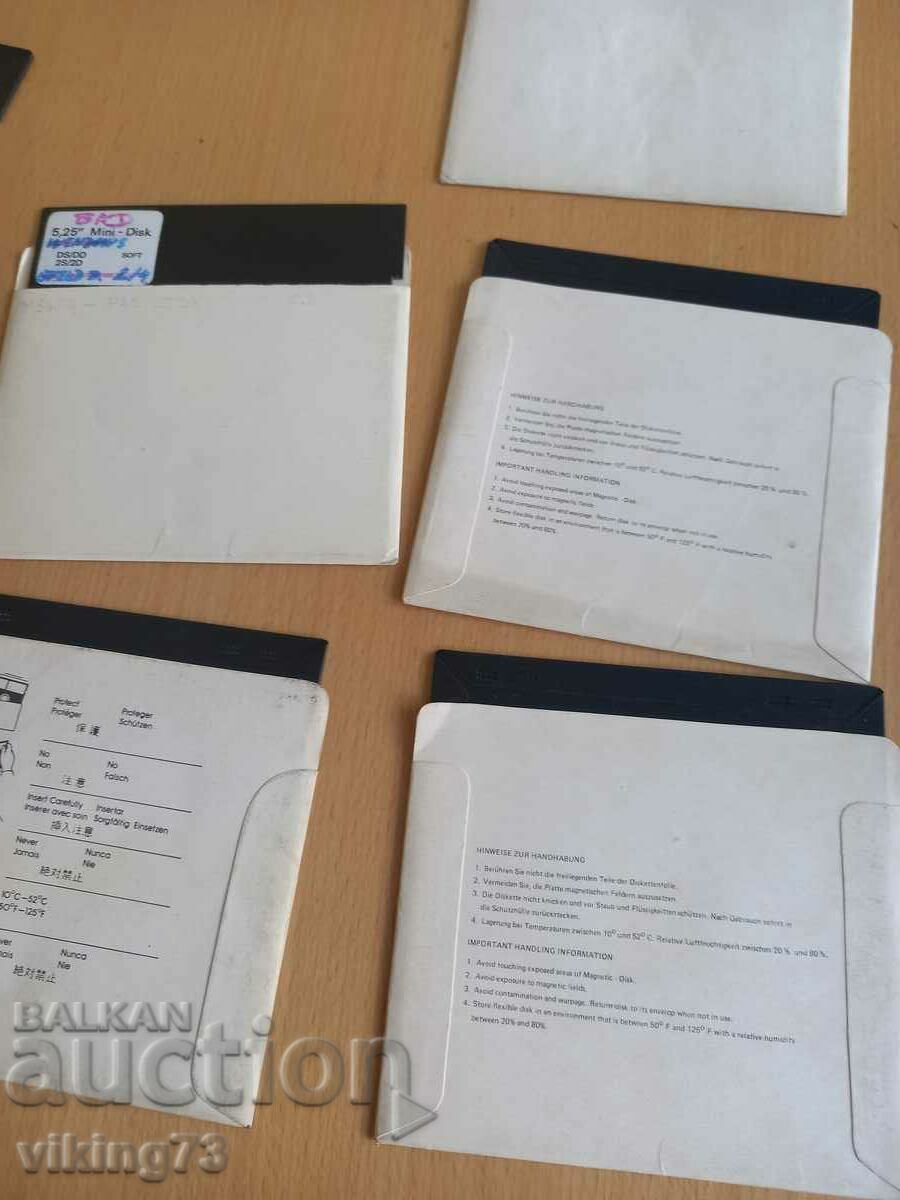 Diskettes Izot 5.25DS/DD - 5 Diskettes Izot 5.25DS/DD - 5