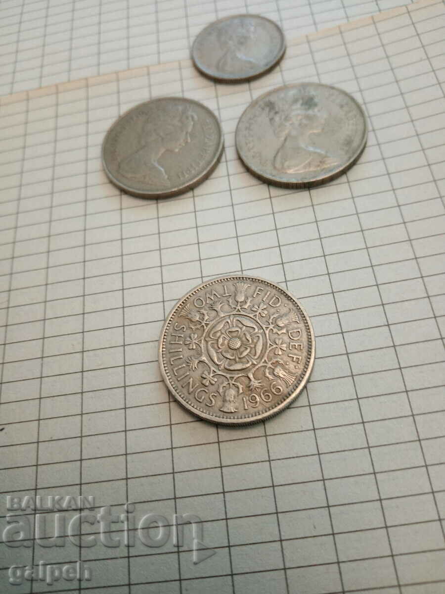 Παράδοση ΝΟΜΙΣΜΑΤΑ ΜΕΓΑΛΗΣ ΒΡΕΤΑΝΙΑΣ - 4 τεμ. - 2 λέβα Παράδοση ΝΟΜΙΣΜΑΤΑ ΜΕΓΑΛΗΣ ΒΡΕΤΑΝΙΑΣ - 4 τεμ. - 2 λέβα