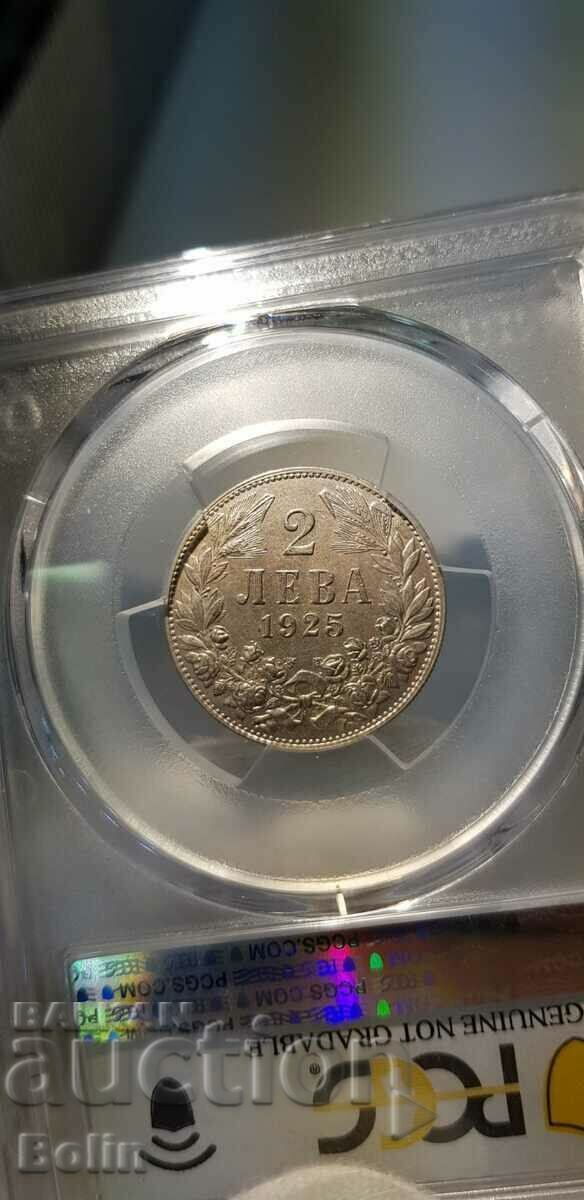 UNC-Detail royal coin 2 BGN 1925 with price 120.00 BGN | € 61.36 UNC-Detail royal coin 2 BGN 1925 with price 120.00 BGN | € 61.36