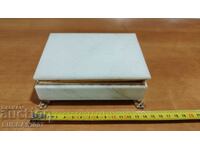 Jewelry box, marble, Mineralsouvenir, NRB