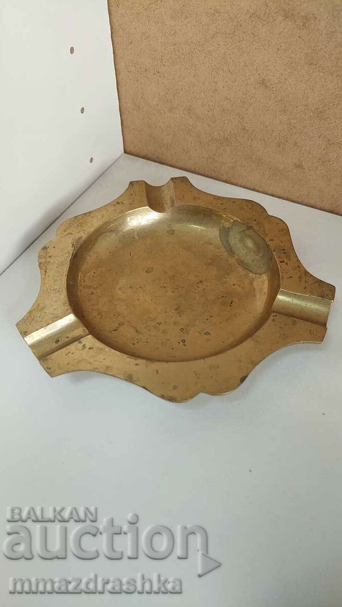 Brass ashtray